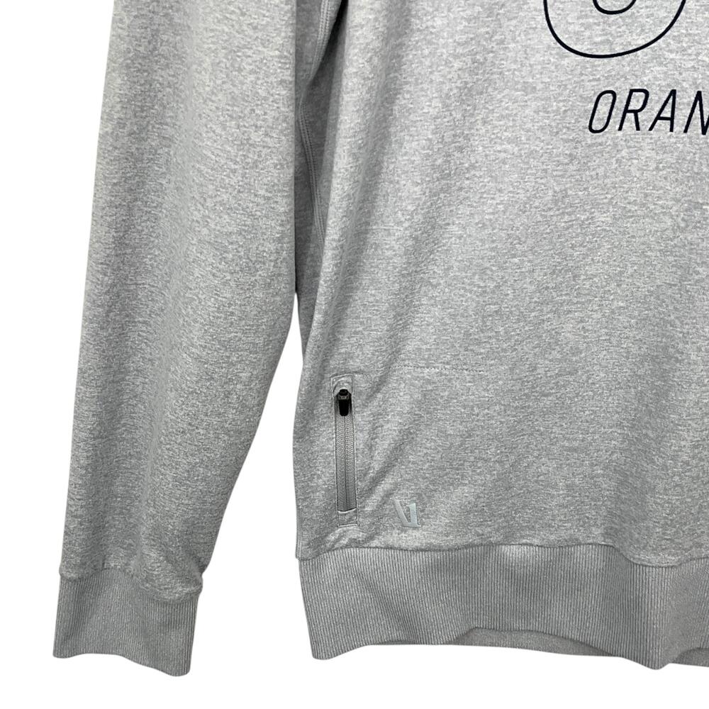 Vuori Ponto Performance Crew Sweatshirt Mens Large Gray Orangetheory Long Sleeve - Picture 3 of 11